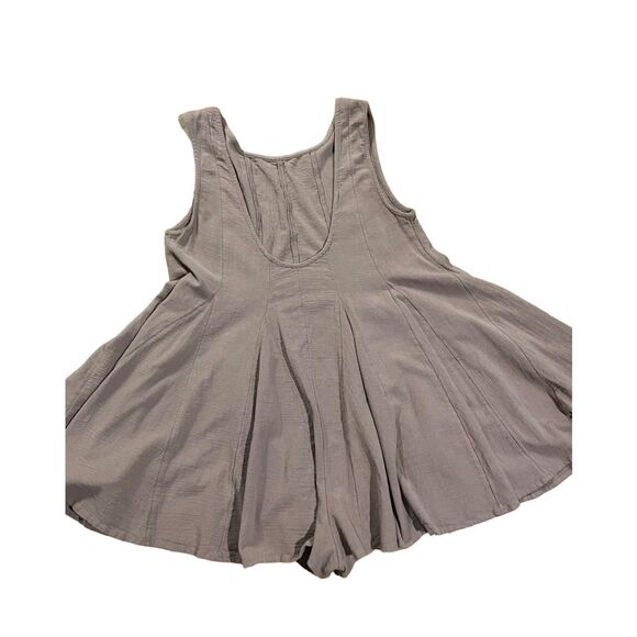 Free People Just For You Playsuit in Elderberry Tea Sz S - Picture 4 of 10